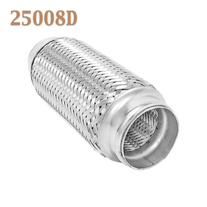 2,5" (2 1/2 pulg.) Acoplamiento de escape de tubo flexible de 8" de calidad de acero inoxidable de alta resistencia - Imagen 1 de 3