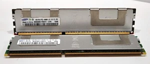 SAMSUNG 4GB - 2Rx4 PC3-8500R-07-10-E1-D2 - M393B5170DZ1-CF8 - Picture 1 of 2