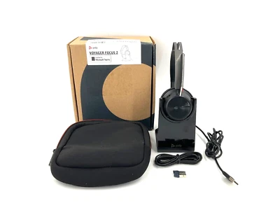 HP Poly Voyager Focus 2 USB-A Headset 77Y87AA ✅❤️️✅❤️️ NEW! OPEN BOX! - Image 1 of 4
