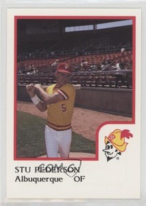 1986 ProCards Albuquerque Dukes Stu Pederson