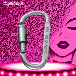 Karabiner Sicherheitsmutter Sicherheitsschloss Schraubkarabiner Schäkel Camping - Bild 1 von 4
