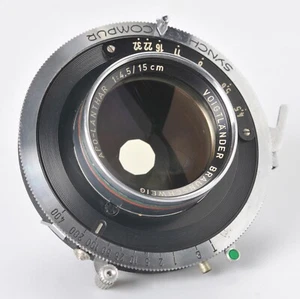 APO-LANTHAR 4,5 150 mm Objektiv 4x5 Voigtlander Voigtländer Braunschweig Ansichtskamera - Bild 1 von 12