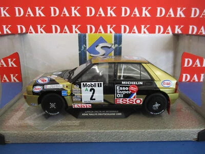 Die cast 1/18 Modellino Auto Lancia Delta HF Int. Rally Germany 1989 Y. Loubet - Immagine 1 di 4