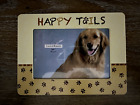Cadre photo Happy Tails Dog par Ganz 4 x 6 souvenirs précieux neuf avec étiquettes Paw Designs