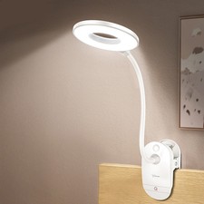 3 Modes USB Clip LED Light Desk Table Reading Book Lamp Dimmable Touch Sensor