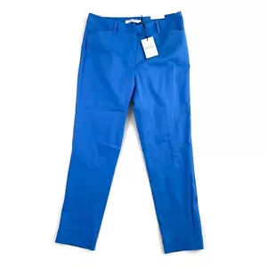Sportscraft Evie Capri Pants Womens Size 8 Blue Mid Rise Classic Slim Fit New - Picture 1 of 14