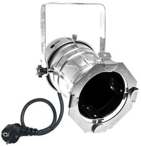 PAR-30 Spot Silber mit E27 Fassung und Kabel PAR 30 Scheinwerfer Spotlight NEU - Picture 1 of 4