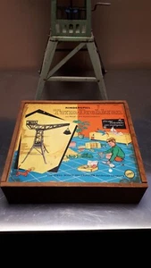 # DDR Spielzeug Plastik # Duroplast # Blech # Holz #  Turm- Drehkran VEB - Bild 1 von 7