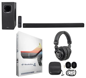 Presonus Studio One 4 Pro Upgrade from Artist/Producer+Soundbar+Headphones - Picture 1 of 9