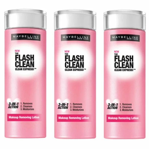 Maybelline New York 3 en 1 acción loción desmaquillante paquete de 3 4 oz Foto 1 de 2
