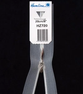 Hemline Transparent Concealed Invisible Zip - each (HZ720-M) - Picture 1 of 1