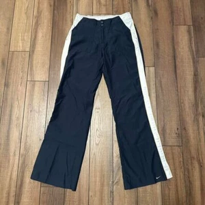 Vintage Nike Track Pants Women's Size Small Flare Y2K Silver Tag - Picture 1 of 8