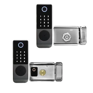 Smart Waterproof Door Lock Passcode Fingerprint Keyless Electronic Keypad - Picture 1 of 20