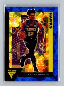 2020 Panini Flux #2 De'Andre Hunter Blue Cracked Ice
