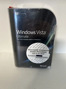 Microsoft Windows Vista Ultimate Full 32 & 64 Bit Genuine Retail Version 2-Discs - Picture 1 of 7