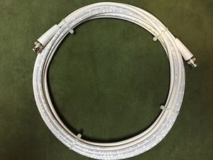 New 25' Belden 1505A,RG59 HDTV SDI/HD, Digital Video BNC Male/Male Cable WHT - Picture 1 of 3