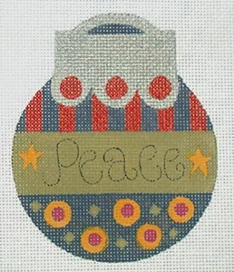 Needlepoint Handpainted Christmas Ewe Eye Art 12x15 - Picture 1 of 1