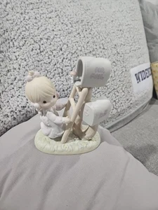 Figura Precious Moments, 523615, Good News Is So Uplifting, Vessel Mark, 1991 - Imagen 1 de 7