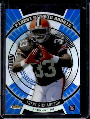 2012 Finest Trent Richardson Atomic Refractor Rookies RC #FAR-TR Browns - Image 1 of 2
