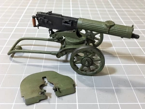 Modellino dipinto mitragliatrice sovietica Maxim scala 1/18 seconda guerra mondiale fatto in casa - Foto 1 di 6