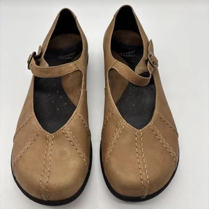 Dansko Giselle Beige Leather Mary Janes Women’s US Size US 10 Comfort Shoes - Picture 1 of 9