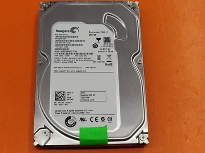 ⭐️⭐️⭐️⭐️⭐️ HDD Hard Drive SATA Desktop 3.5" Seagate ST3250312AS 250GB - Image 1 of 4
