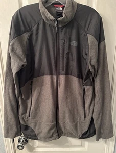 The North Face Mens Gray Softshell Full Zip Zipper Pocket Jacket Size Medium - Picture 1 of 11