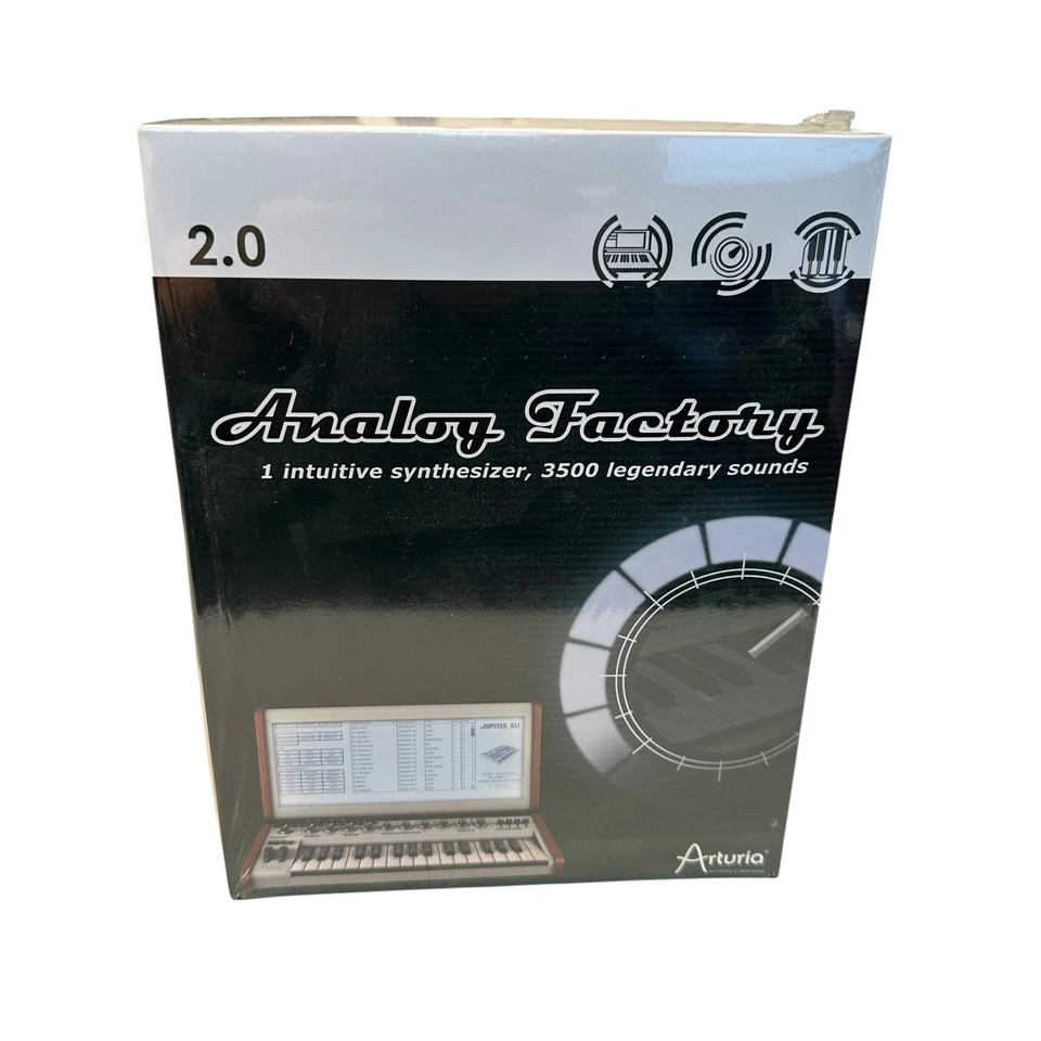 Arturia - Analog Factory 2.0 Vintage Software Synthesizer New PC/MAC - Image 1 of 3