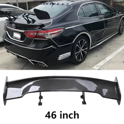 47" Fiber Rear Trunk Spoiler Wing Adjustable GT-Style For Toyota Camry LE SE Foto 1 de 4