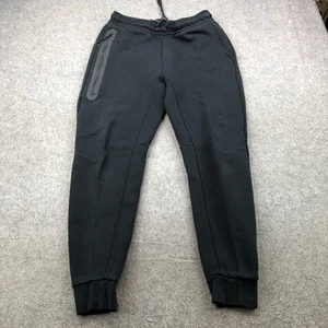 Nike Tech Sweatpants Mens Medium Black Tapered Athletic Jogger - Picture 1 of 10