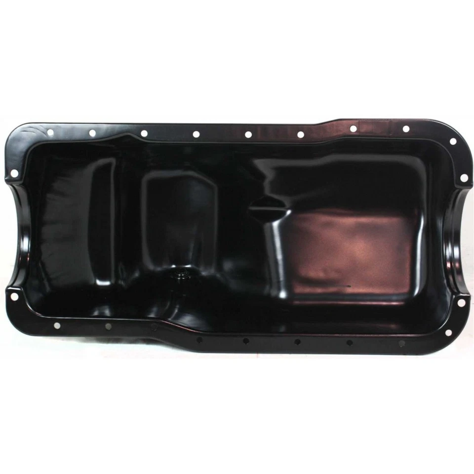 For Ford E-150 Econoline Club Wagon Oil Pan 1985-1996 Steel 6 qts. Capacity - Image 1 of 4
