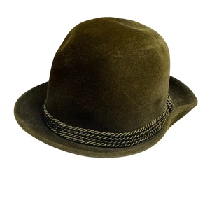VTG Habig Wien Murau Felt Fedora Hat Made In Austria Brown - Picture 1 of 9