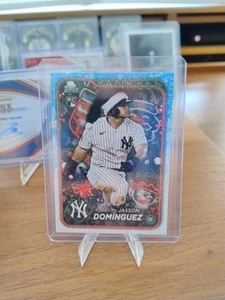 2024 Topps Holiday Series Baseball Jasson Dominguez #H75 (A204) - Bild 1 von 2