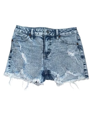 RSQ 女孩酸洗破损牛仔剪裁牛仔裤 10 码 — 第 1/4 张图片