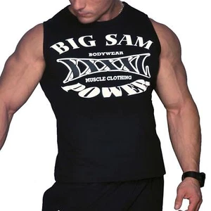 BIG SM EXTREME SPORTSWEAR Muscleshirt Tanktop Stringer Bodybuilding 2027 - Picture 1 of 7