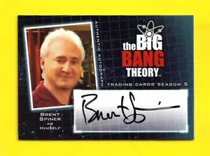 Cryptozoic Big Bang Theory Season 5 Autograph A10 Brent Spiner as Himself - Picture 1 of 3