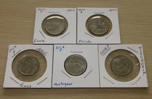 5 2004p State Quarters (L68P11-15) Uncirculated - Picture 1 of 4