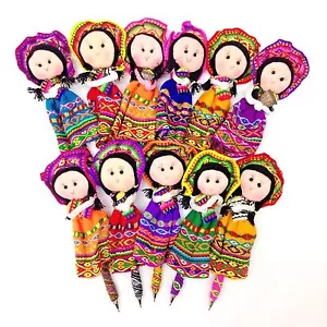 Worry Doll Write Pens Peru Guatemala Fair Trade Mayan Artisan Handmade with LOVE - Picture 1 of 8
