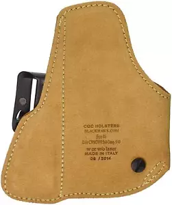 Blackhawk Tuckable Brn Leather Holster, 03, Right Hand (Glock 26/27) - - Picture 1 of 2