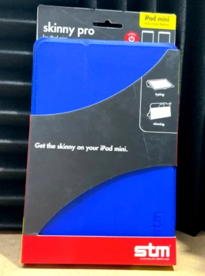 STM Bags skinny Pro Cover (Apple iPad Mini Retina) Blue STM-222-067G-25 ✅ NEW - Image 1 of 2