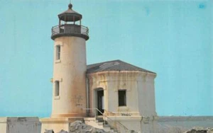 Bandon, OR Oregon VERLASSENER LEUCHTTURM Bullards Beach State Park Postkarte - Bild 1 von 2