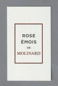 Molinard Emoi Advertising Card - Advertising Card - Rose - Picture 1 of 1