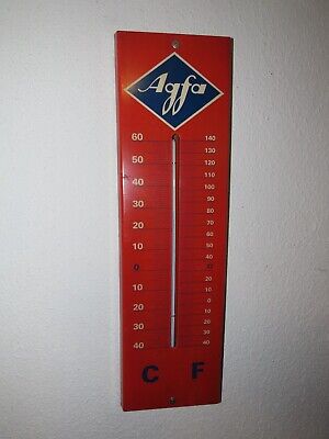 AGFA - Thermometer / 52,5 Cm X 15,5 Cm X 1,9 Cm • 576.30€