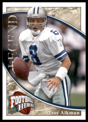 2009 Upper Deck Heroes #253 Troy Aikman Dallas Cowboys - Image 1 of 2