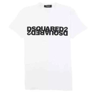 Dsquared2 T-Shirt Mirror Logo Short Sleeve - - Picture 1 of 3