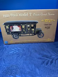 Sunset Coach 1921 grigio Ford modello T ornato intagliato Hearse 1:18 pressofuso precisione - Foto 1 di 7
