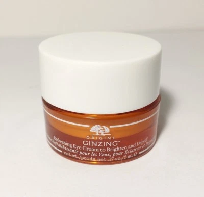 Origins джинзирующий освежающий крем для глаз, чтобы осветлить и осветлить, дорожный размер 5 мл/0,17 унции - Изображение 1 из 2