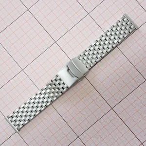 Massives Edelstahl Uhrenarmband, Gliederband, Sandgestrahlt, 22mm,Aristo Vollmer - Bild 1 von 5