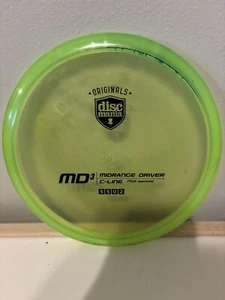 Discmania Originals MD3 C-Line midrange disc, Translucent Green, 181g - Picture 1 of 3