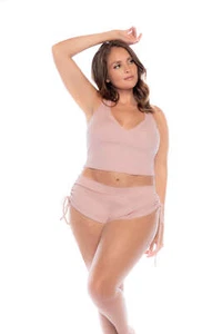 Mapale 7570X Plus Size Top And Short - Picture 1 of 4